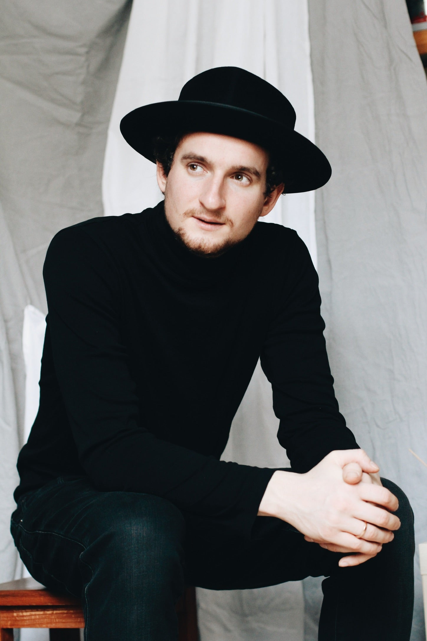 Black Fitz Roy Fedora - Straumbergs Hats