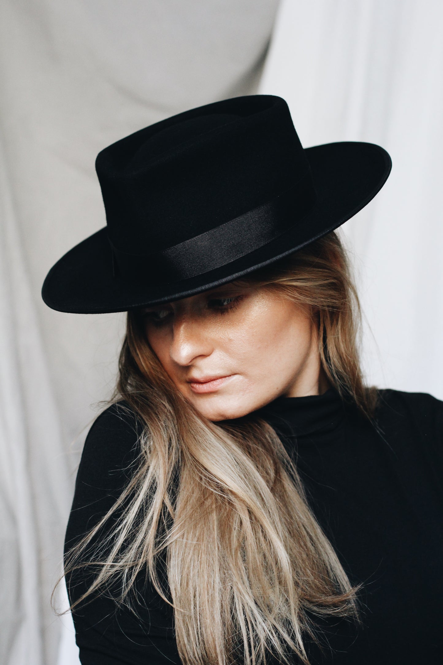 Black Fitz Roy Fedora - Straumbergs Hats
