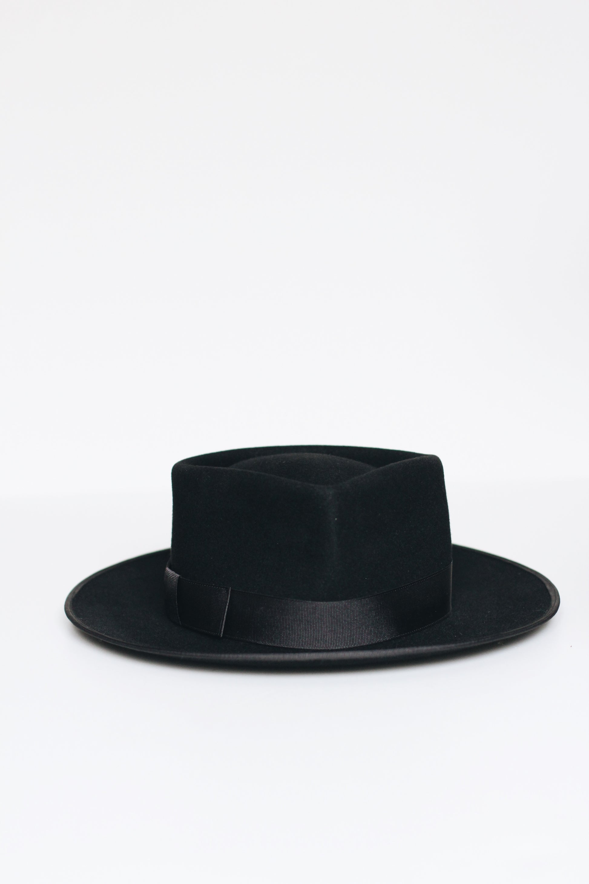 Black Fitz Roy Fedora - Straumbergs Hats