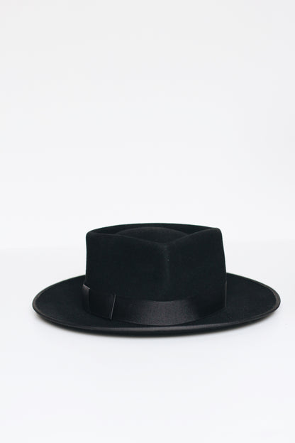 Black Fitz Roy Fedora - Straumbergs Hats