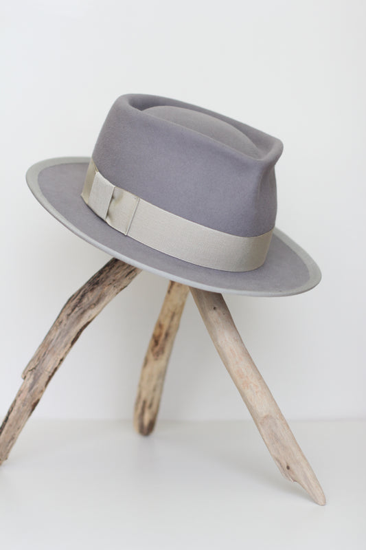 Grey Fitz Roy Fedora - Straumbergs Hats