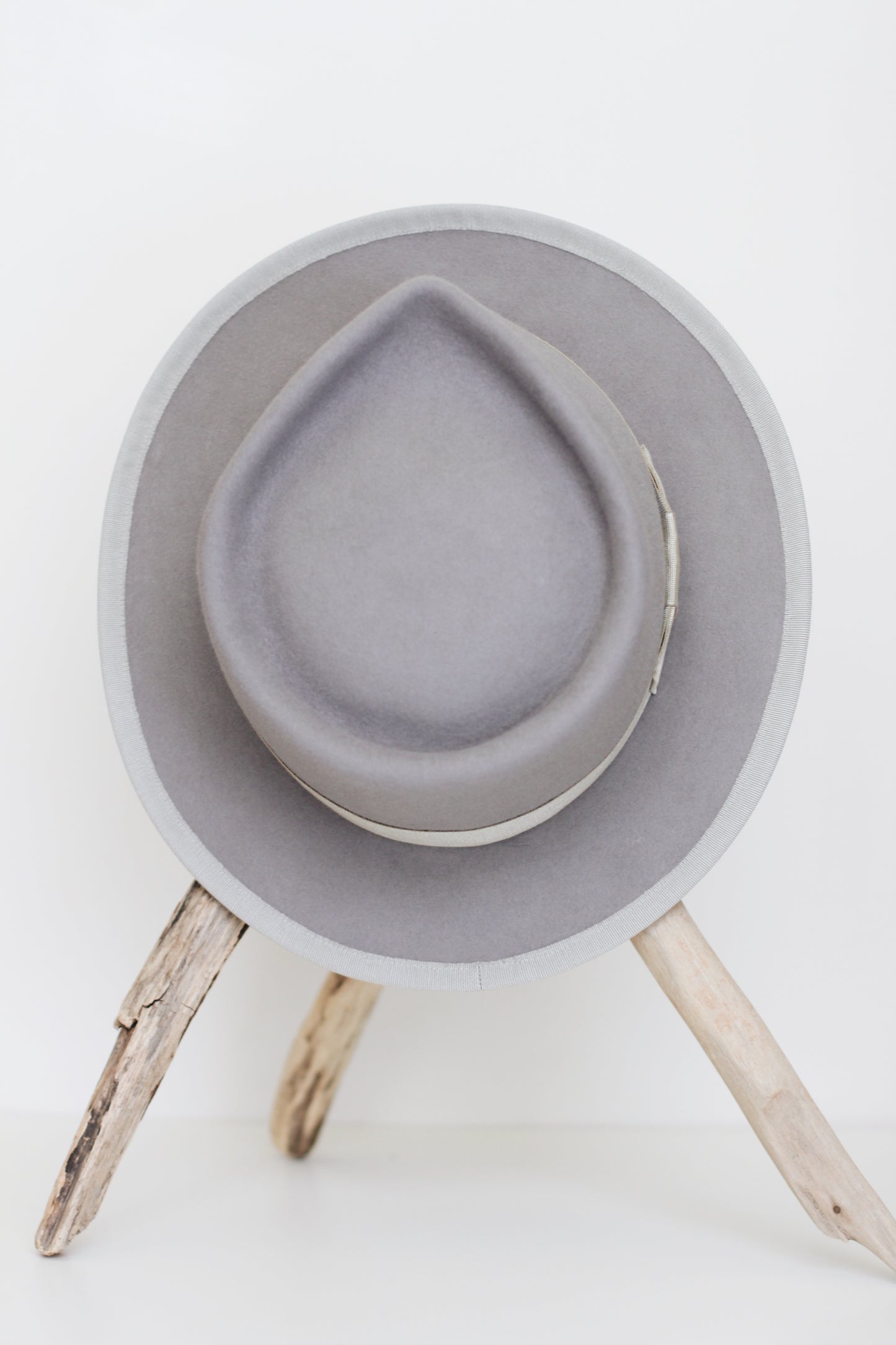 Grey Fitz Roy Fedora - Straumbergs Hats
