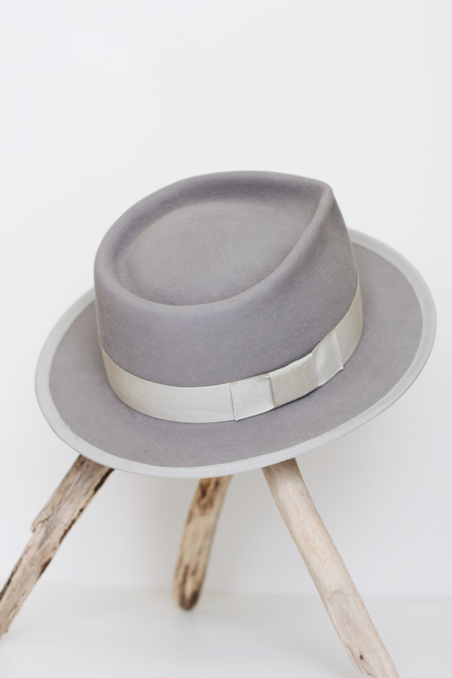 Grey Fitz Roy Fedora - Straumbergs Hats