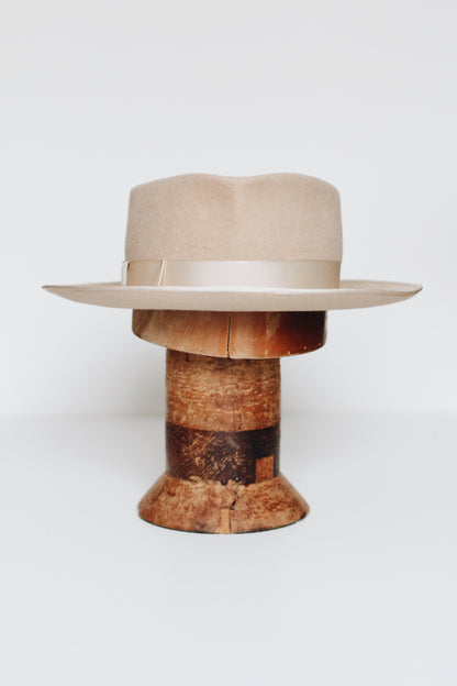 Beige Fitz Roy Fedora - Straumbergs Hats